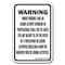 Signmission Safety Sign, 18 in Height, Aluminum, 12 in Length, Equine - Virginia A-1218 Equine - Virginia - alternate 1